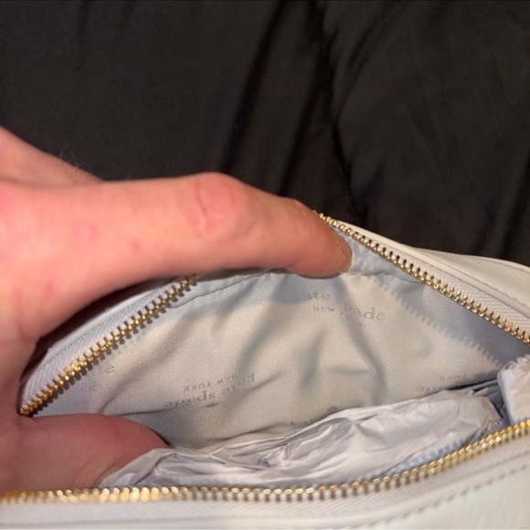 Kate Spade White Quilted Crossbody Bag: BRAND NEW WITH TAGS…$360 Retail - Picture 7 of 9